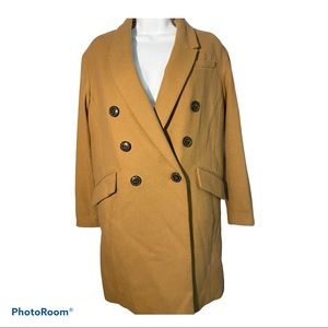 Banana Republic tan/Mustard Pea coat XXS
